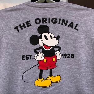 Vans Disney Grey Graphic Long Sleeve Tee Youth L